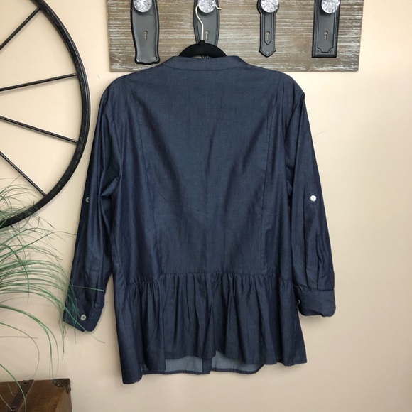 eSHAKTI Embroidered Jean Tunic - Picture 2 of 6